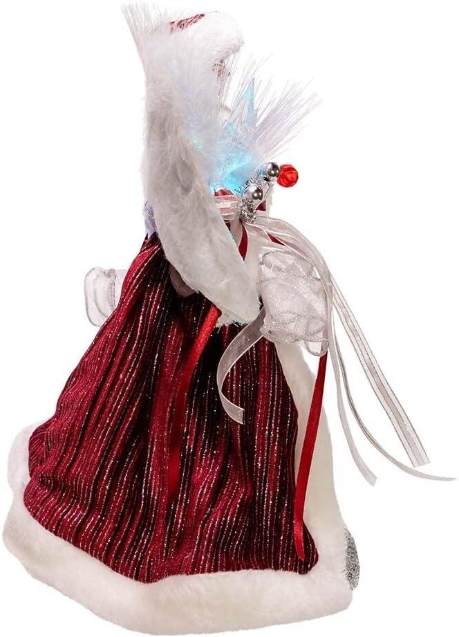 Angel Tree Topper with Fiberoptic LED Lights