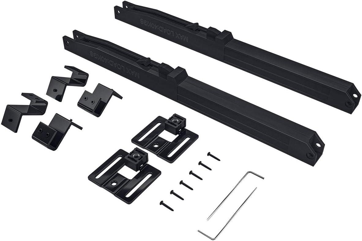 2PCS Soft Close barn Door Hardware kit Barn Door Soft Close Mechanism Spring Buffer Damper Hole-Free Version Fit for Door Weight 60-176 Pounds Adjustable Door Stoppers 2022NEWEST (Use for 20-40)