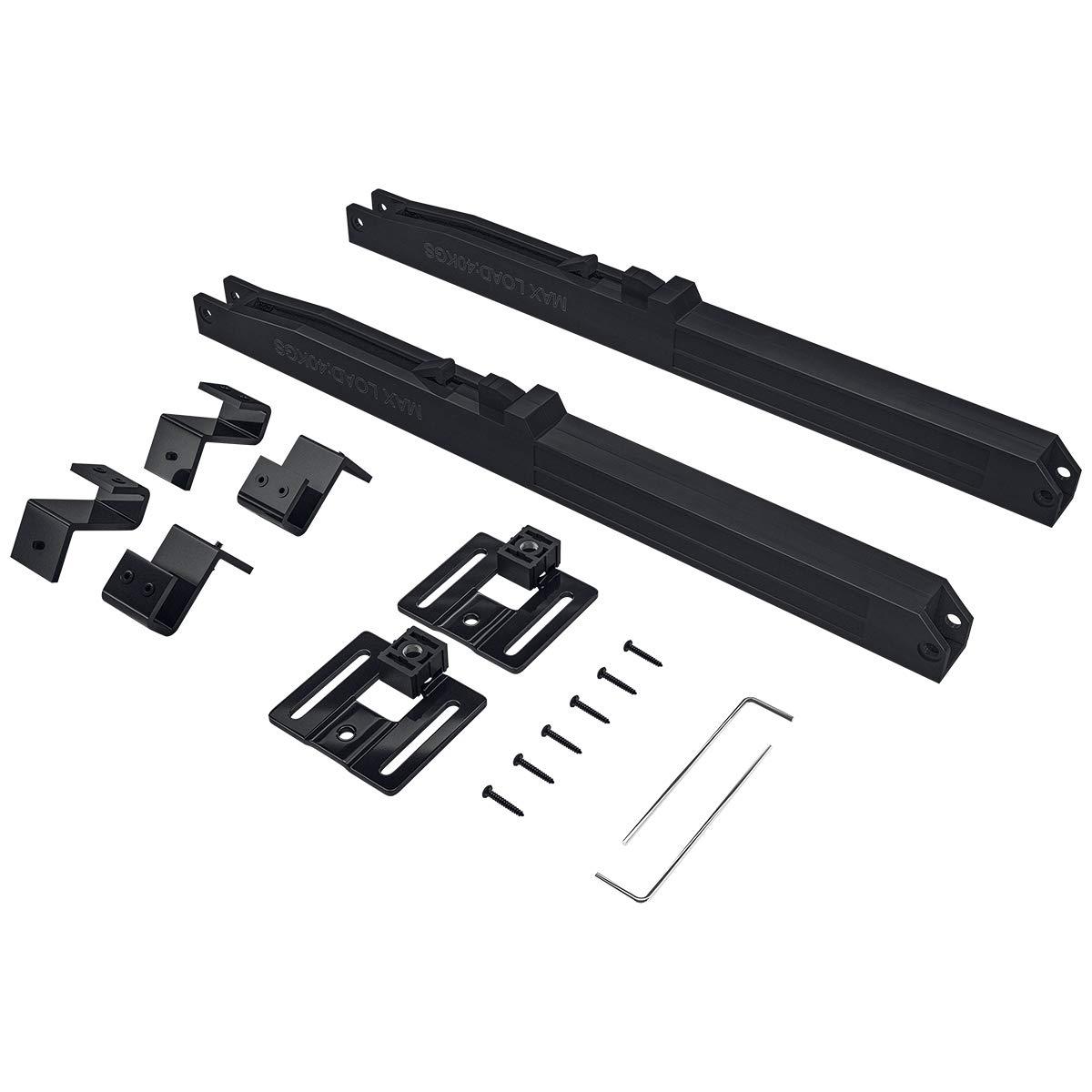 2PCS Soft Close barn Door Hardware kit Barn Door Soft Close Mechanism Spring Buffer Damper Hole-Free Version Fit for Door Weight 60-176 Pounds Adjustable Door Stoppers 2022NEWEST (Use for 20-40)