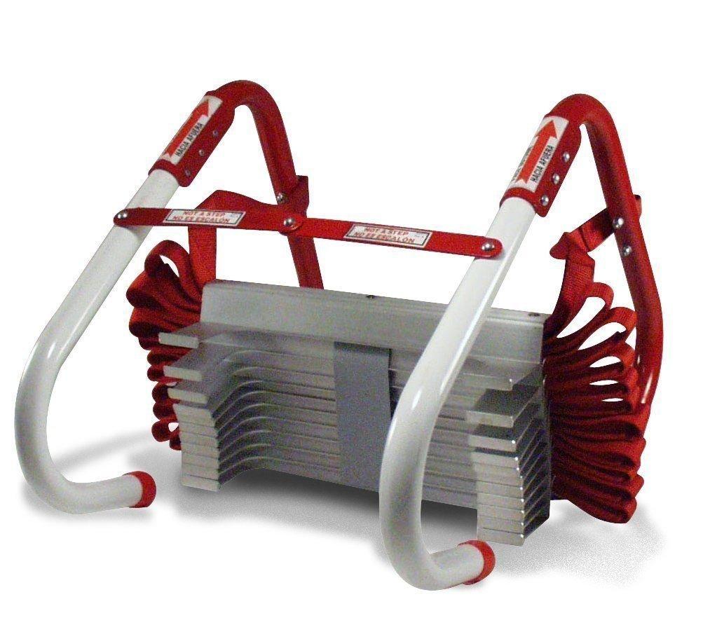 Kidde 2-Story Fire Escape Ladder with Steel Anti-Slip Rungs