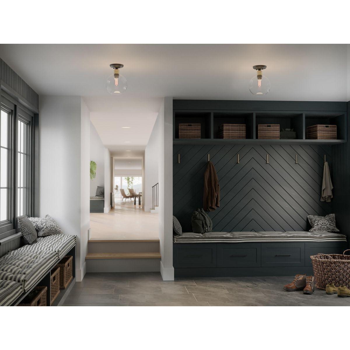 Progress Lighting - One Light Flush Mount - Close-to-Ceiling - Hansford -