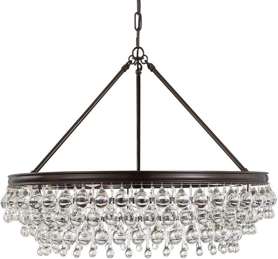 Crystorama Lighting - Six Light Chandelier - Chandelier - Calypso - Six Light