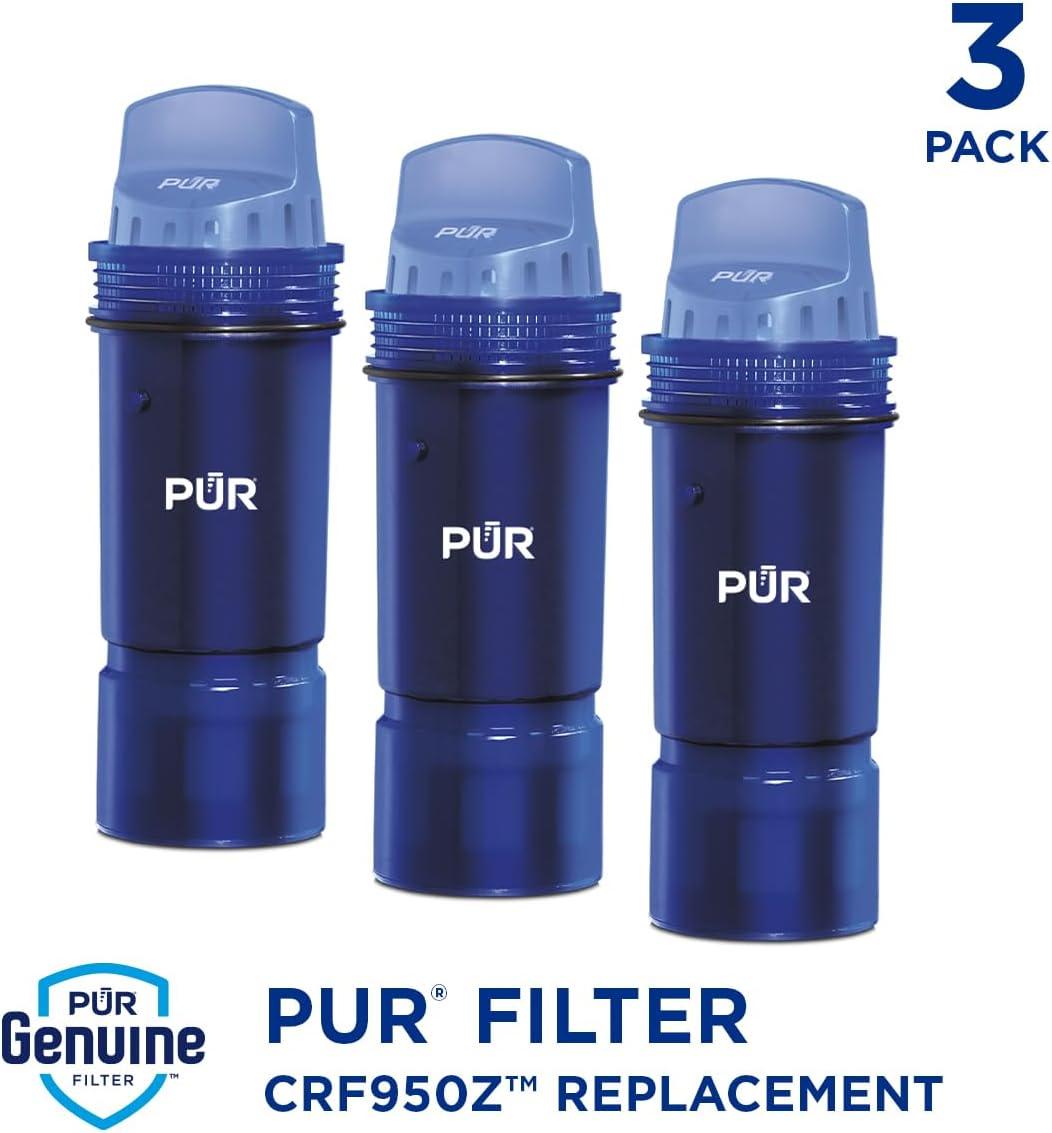 PUR Water Pitcher & Dispenser Replacement Filter 3-Pack, CRF950Z3A