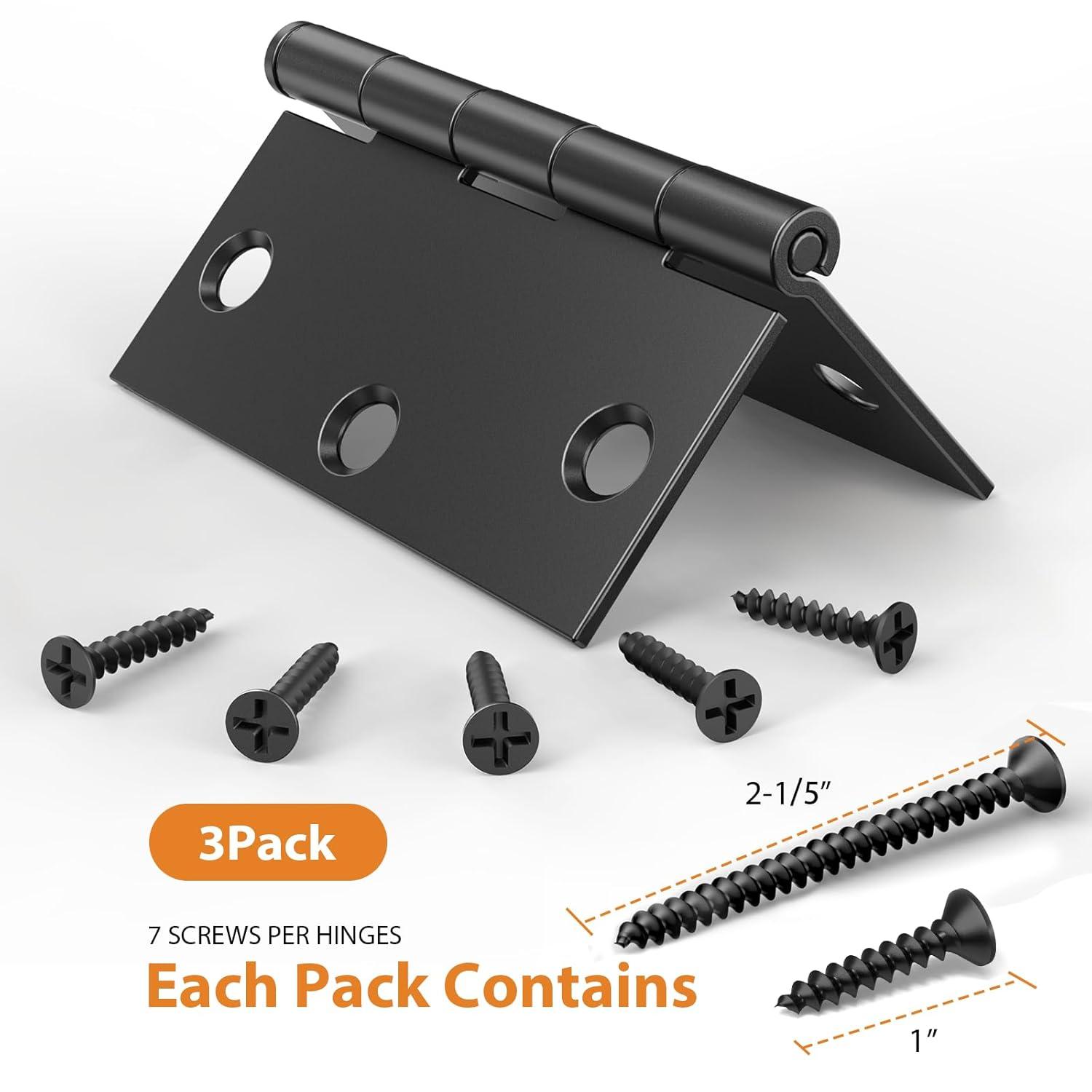 Design House 3.5" H x 3.5" W Butt Bearing Door Hinges (Set of 3)