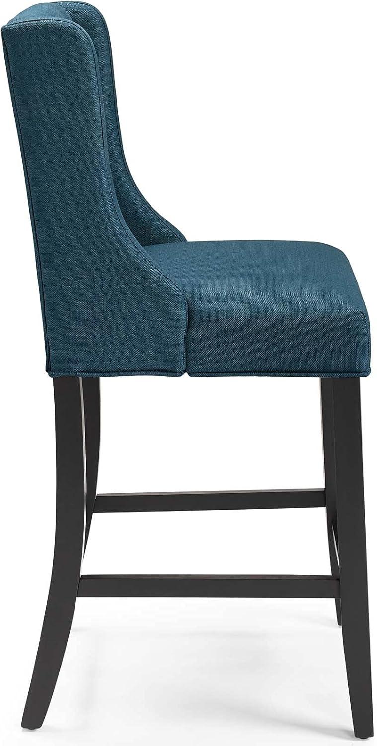Modway Baronet Tufted Button Upholstered Fabric/Faux Leather Stool