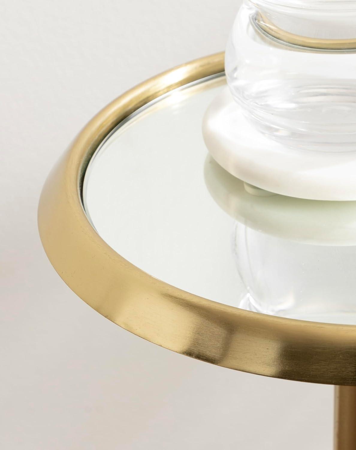 Kate and Laurel Sanzo Metal Drink Table