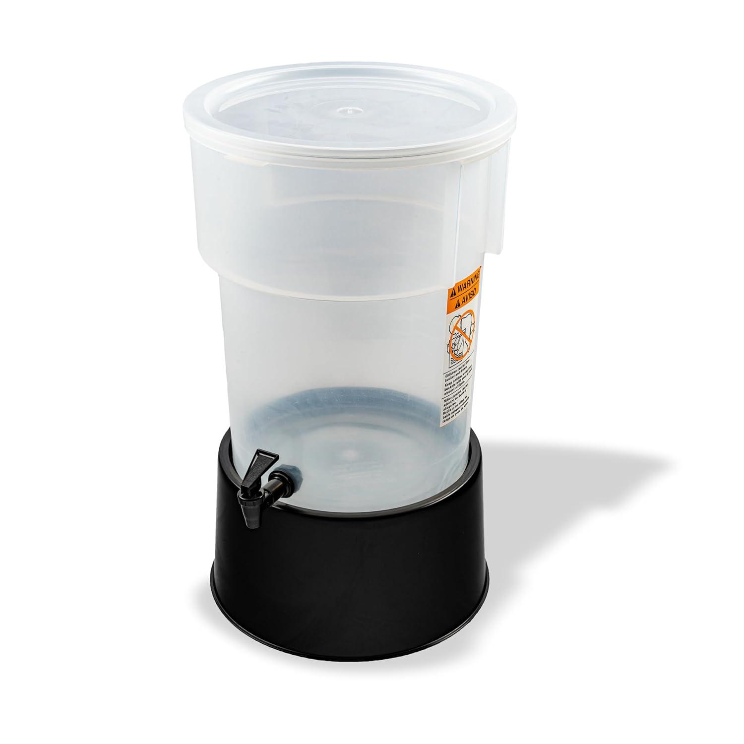 Carlisle 222903 Break-Resistant Beverage Dispenser with Base, 5 Gallon