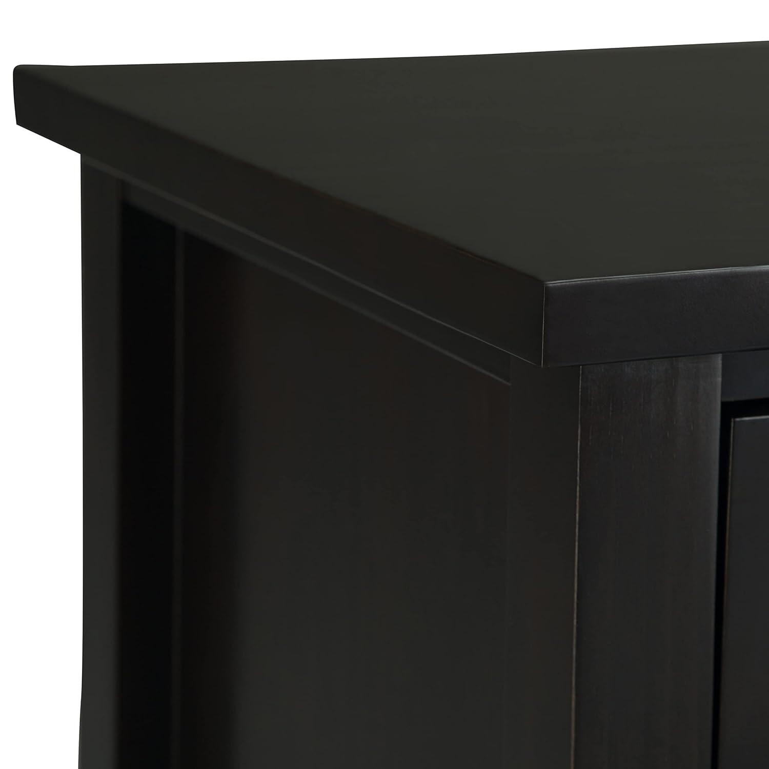 Simpli Home Warm Shaker 24"W Solid Wood Bedside Table with Two Drawers