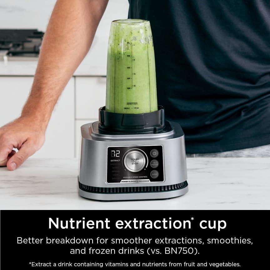 Ninja Ninja® Foodi® Power Blender & Processor System with Pitcher & To-Go Cups,1400 W, 6 Functions for Bowls, Spreads, & Dough