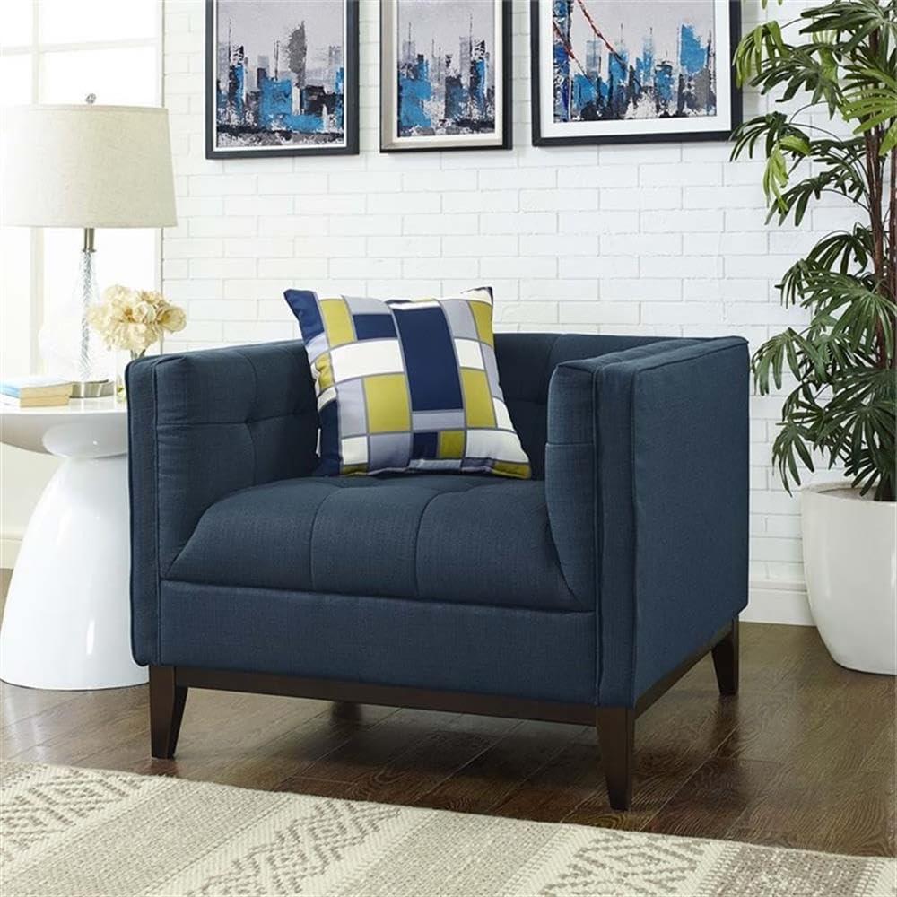 Modway Serve Mid-Century Polyester Upholstered Armchair