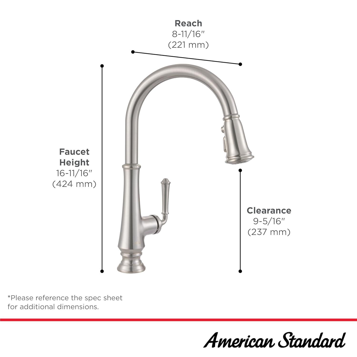 Delancey Pull Down Single Handle Kitchen Faucet With Accessories
