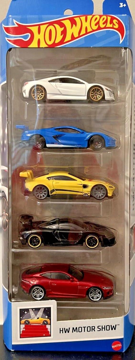 Hot Wheels Diecast  Cars -  5pk (Colors May Vary)