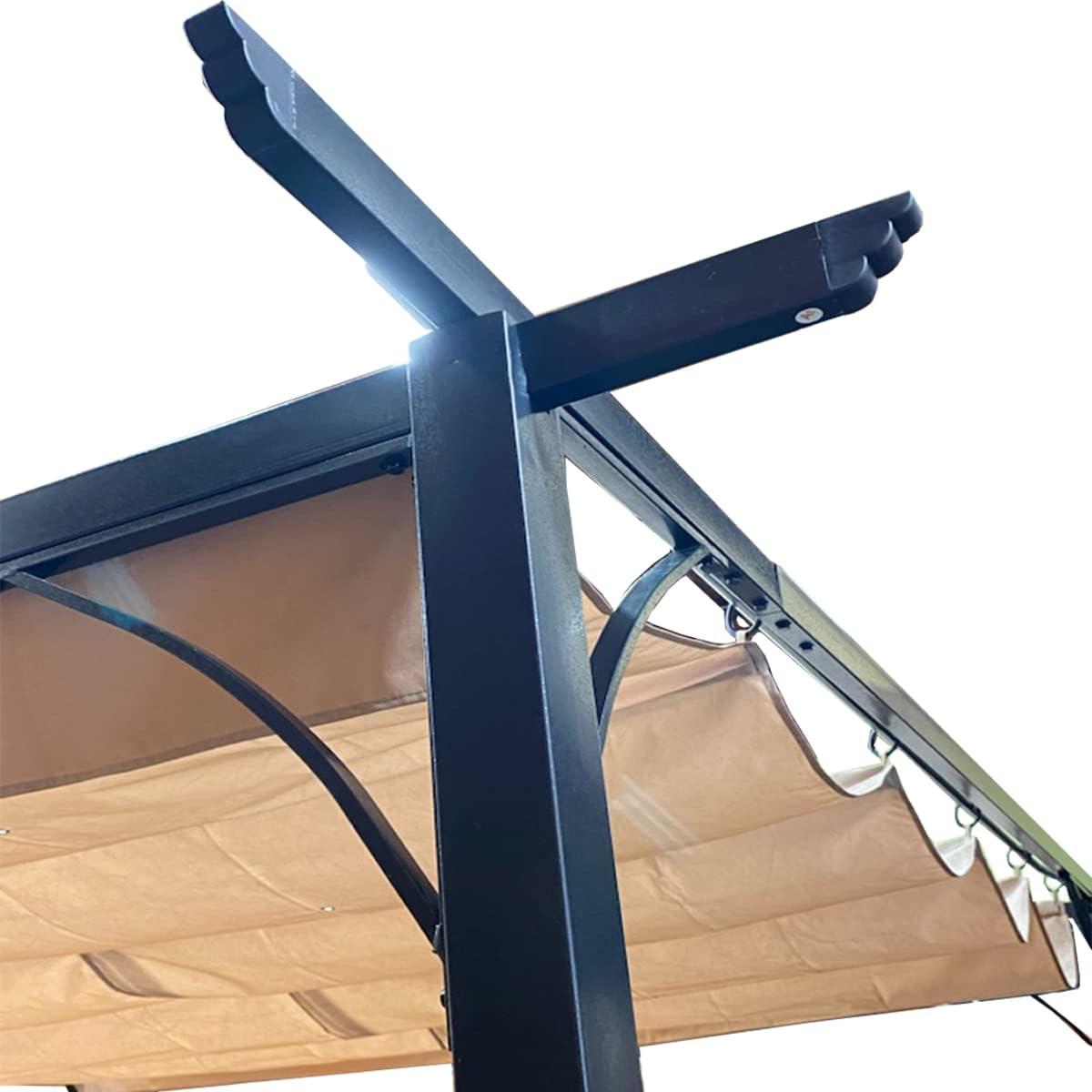 Garden Winds Replacement Canopy Top Cover Compatible with The ABC Canopy 10 x 10 Pergola - Riplock 350