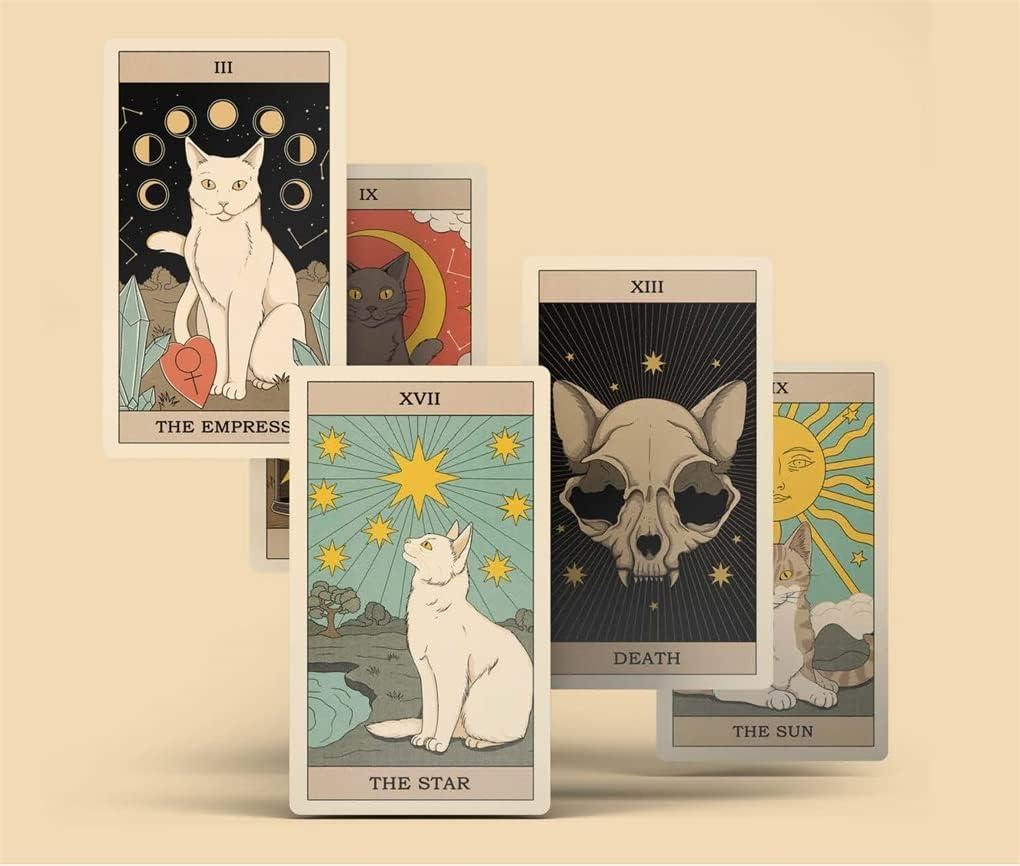 Cats Rule the Earth Tarot: 78-Card Deck and Guidebook for the Feline-Obsessed, (Paperback)