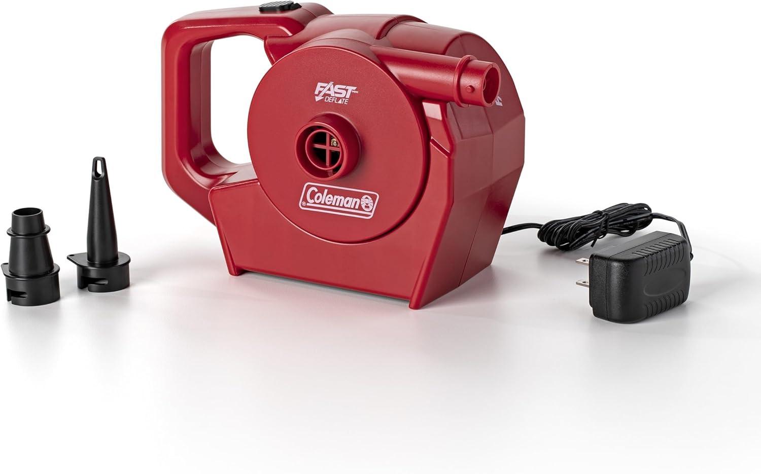 Coleman SupportRest Pillowstop 18" Double-High Airbed with Rechargeable Pump, Twin