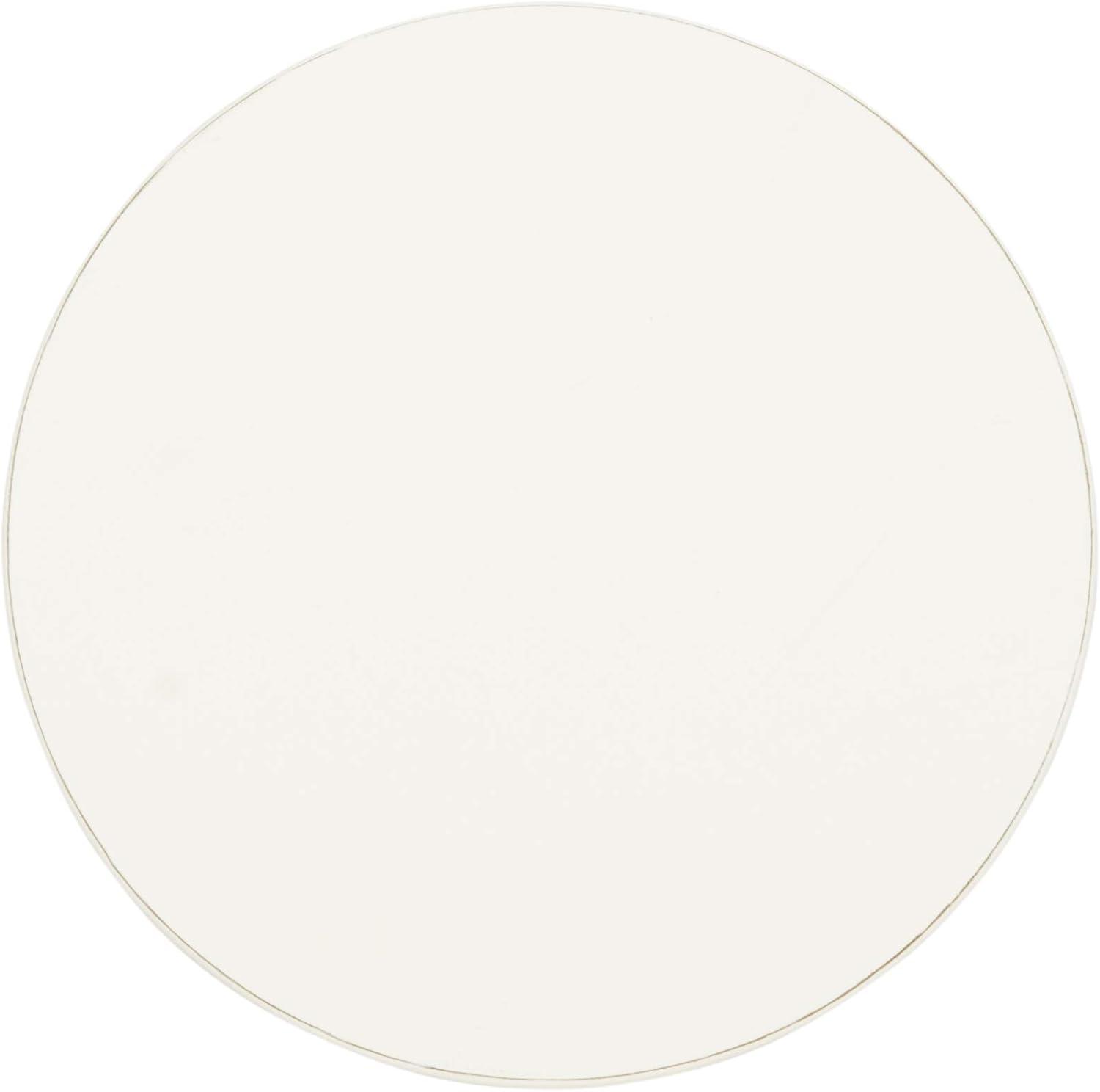 Orion Round Accent Table - Vintage White - Safavieh.