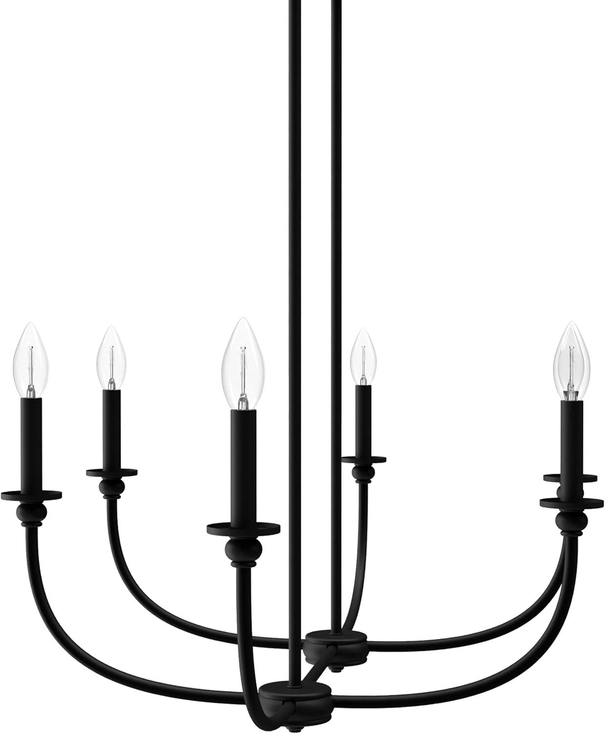 Hunter Southcrest 6 Light Linear Chandelier Ceiling Light Fixture