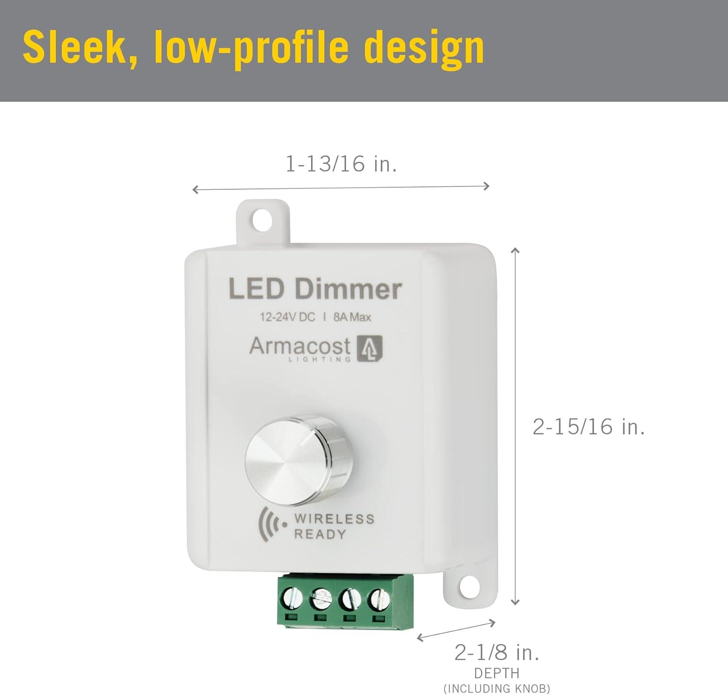 Rotary Knob LED Strip Light Dimmer