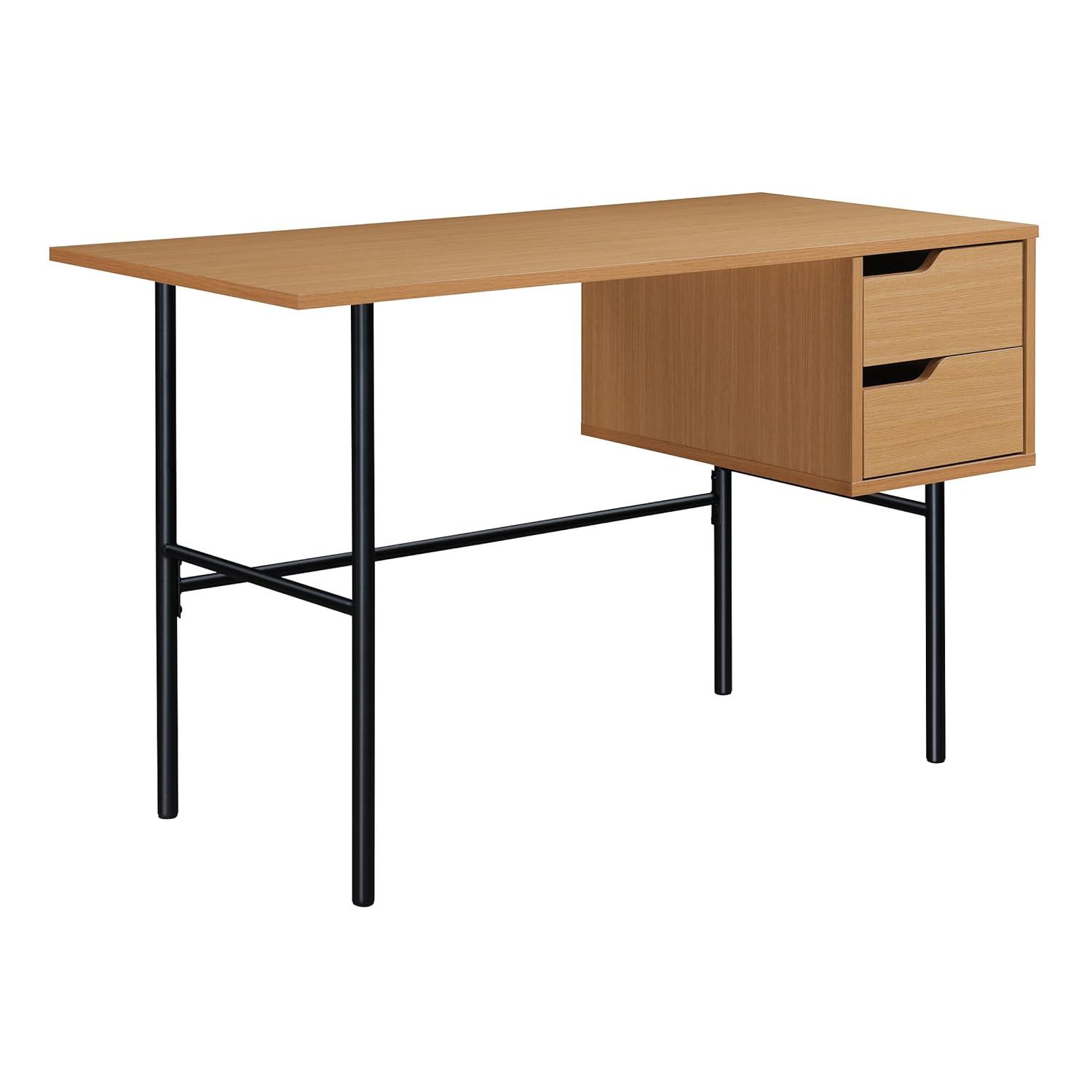 OSP Designs Metal Base Writing Desk