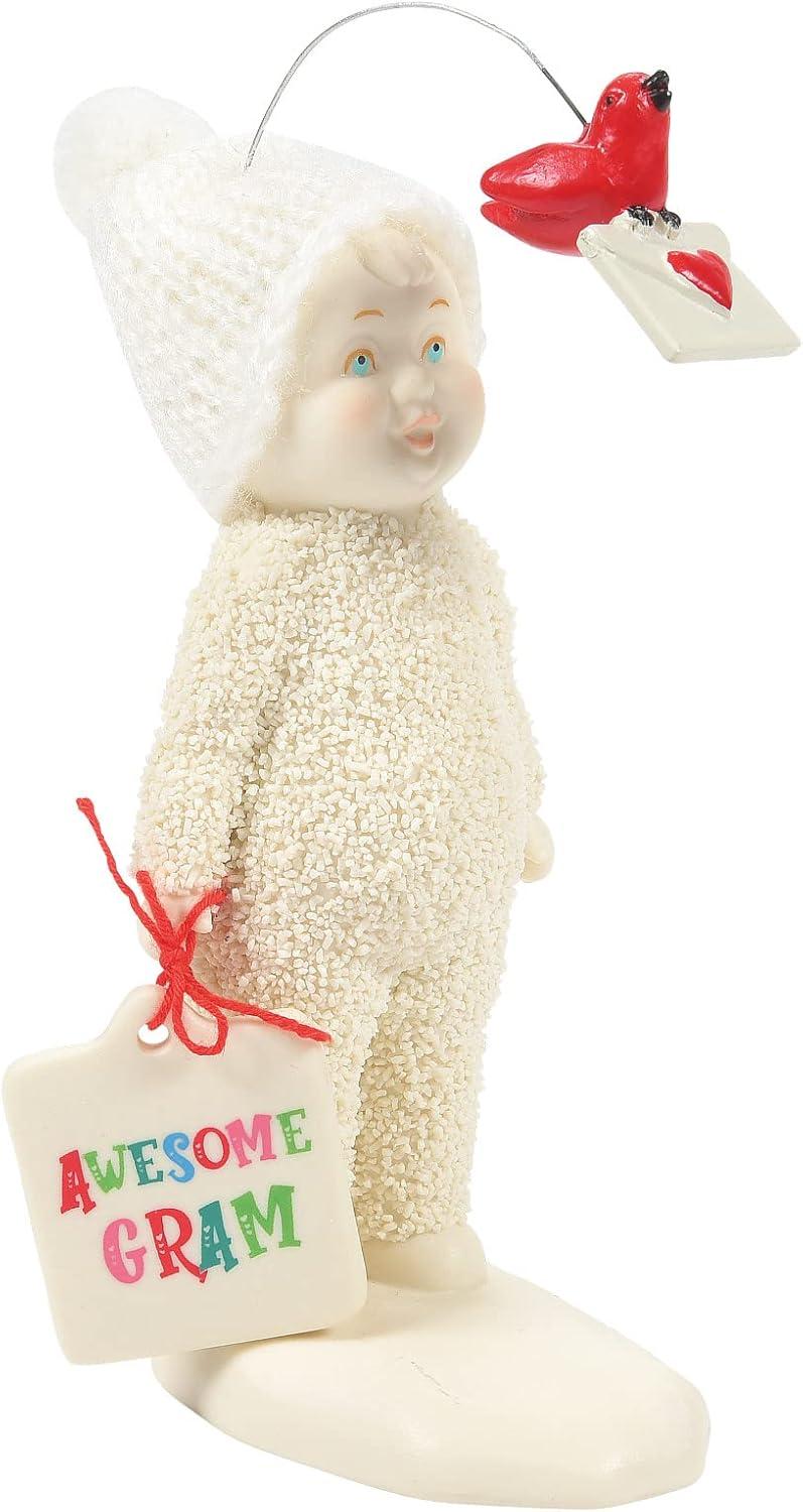 Kristi Pierro's Hand-Painted Porcelain Snowbabies Awesome-Gram Figurine