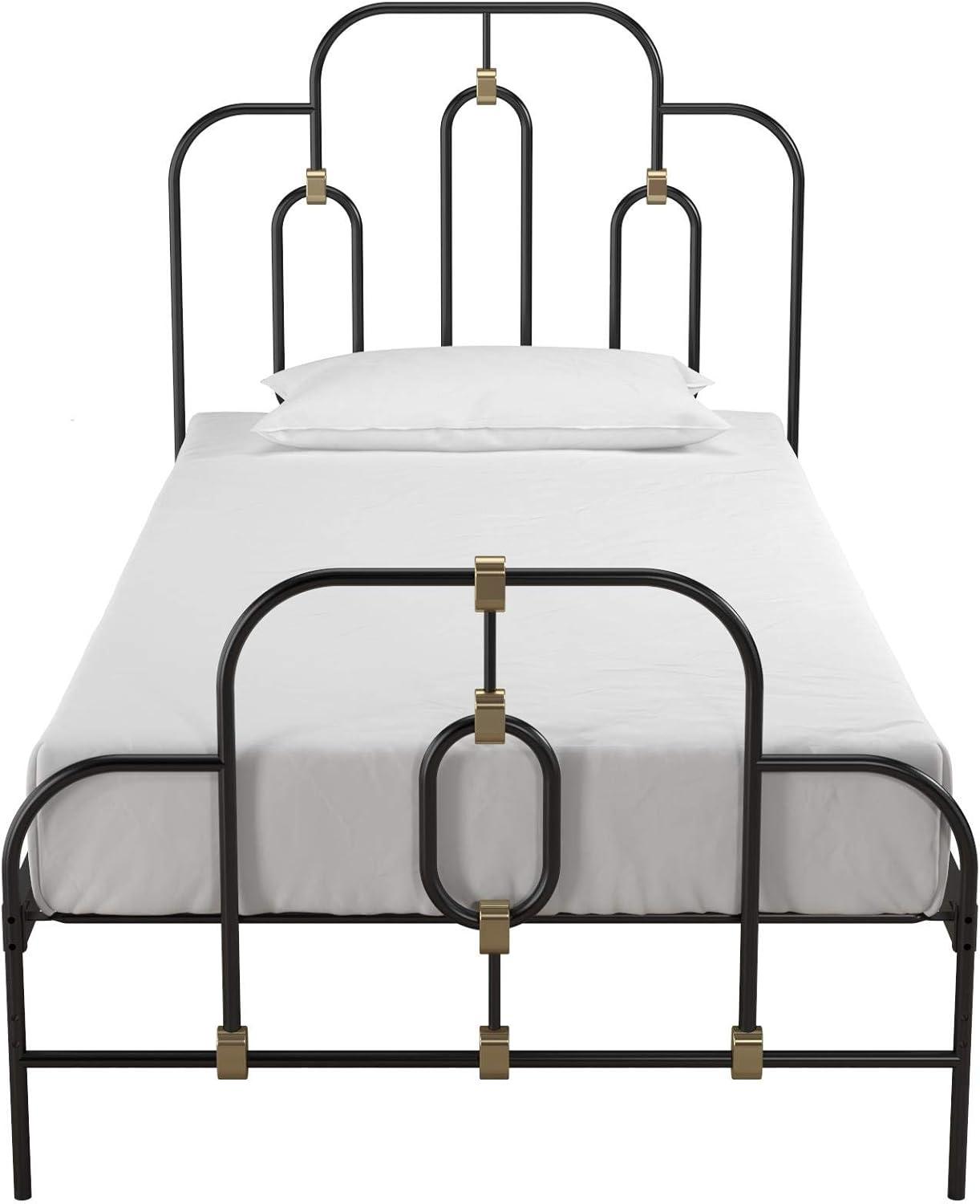 Olivia Metal Open-Frame Bed