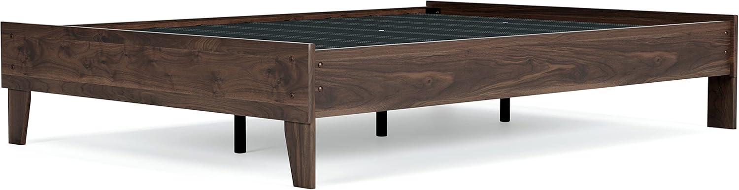 Calverson Platform Bed Mocha - Signature Design by Ashley