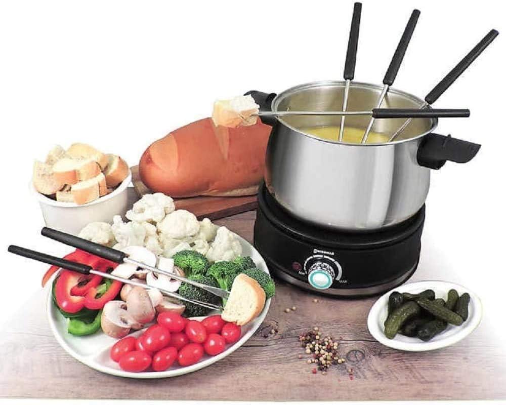 Swissmar Arolla 10 Piece Electric Fondue Set