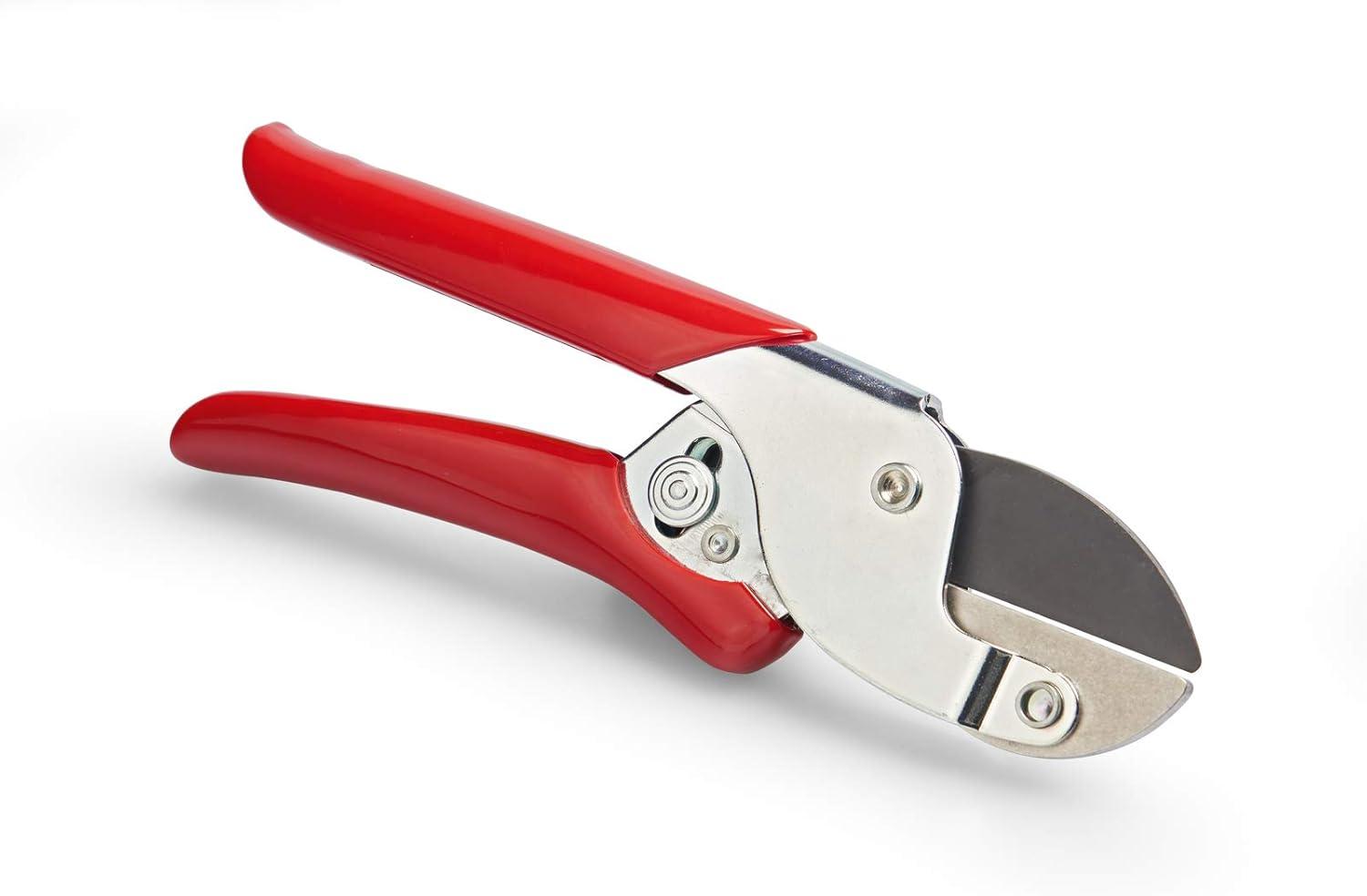 Wolf-Garten Red Anvil Secateurs with Coated Blades