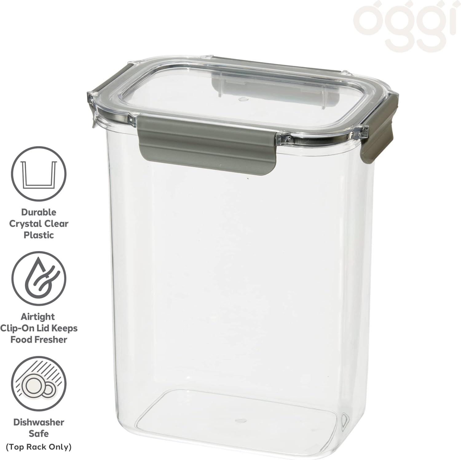 Clear BPA-Free Plastic Airtight Meal Prep Container with Latch