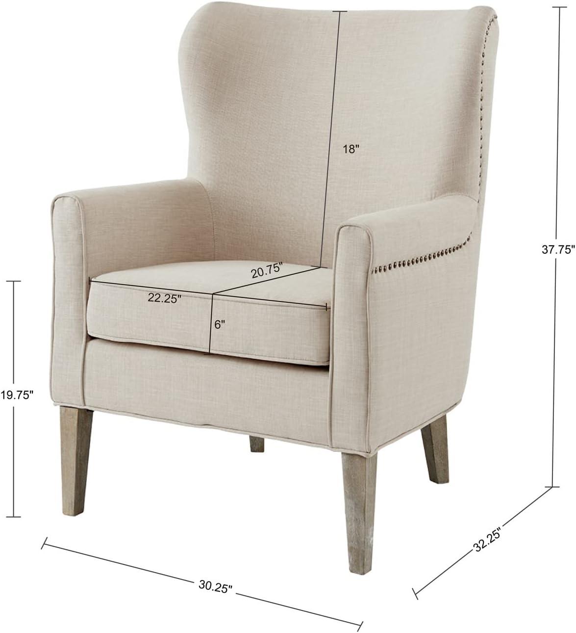 Donner Accent Wingback Chair Natural