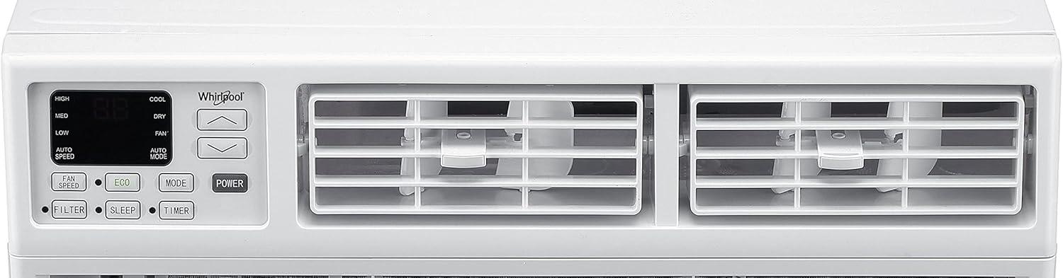 Whirlpool 18,000 BTU 230V Window-Mounted Air Conditioner with Remote Control