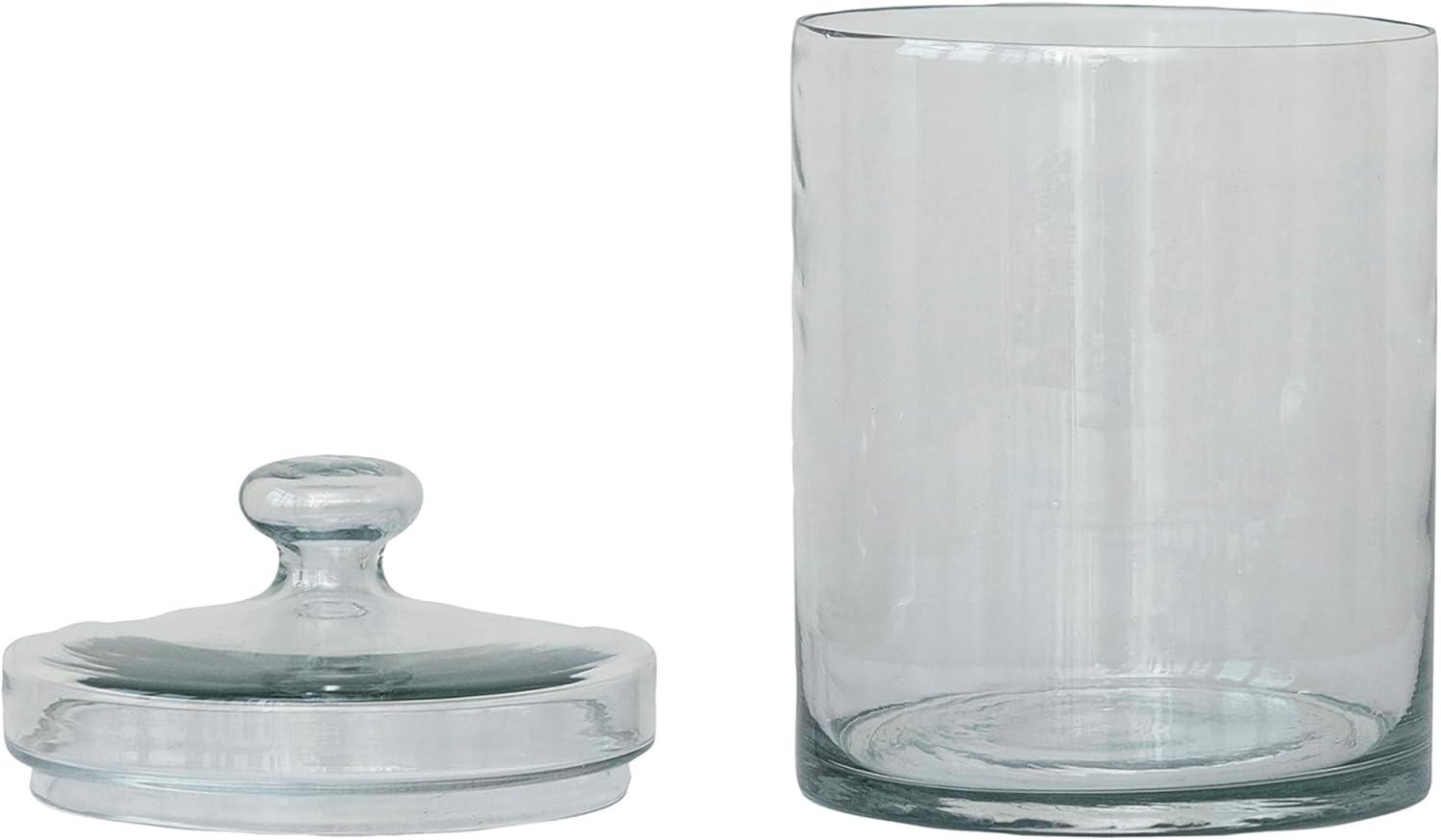 Large Clear Glass Storage Jar with Lid