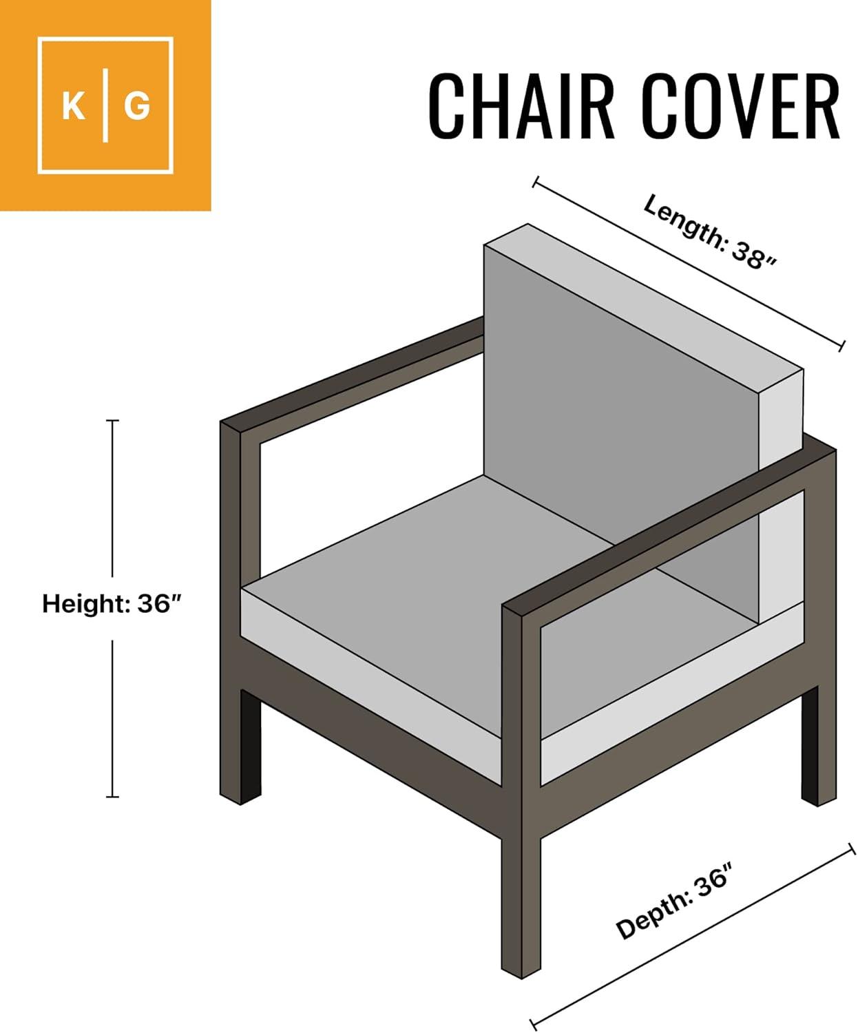 KHOMO Gear - Titan Series - Stackable Chair Cover - Heavy Duty Premium Outdoor Furniture Protector