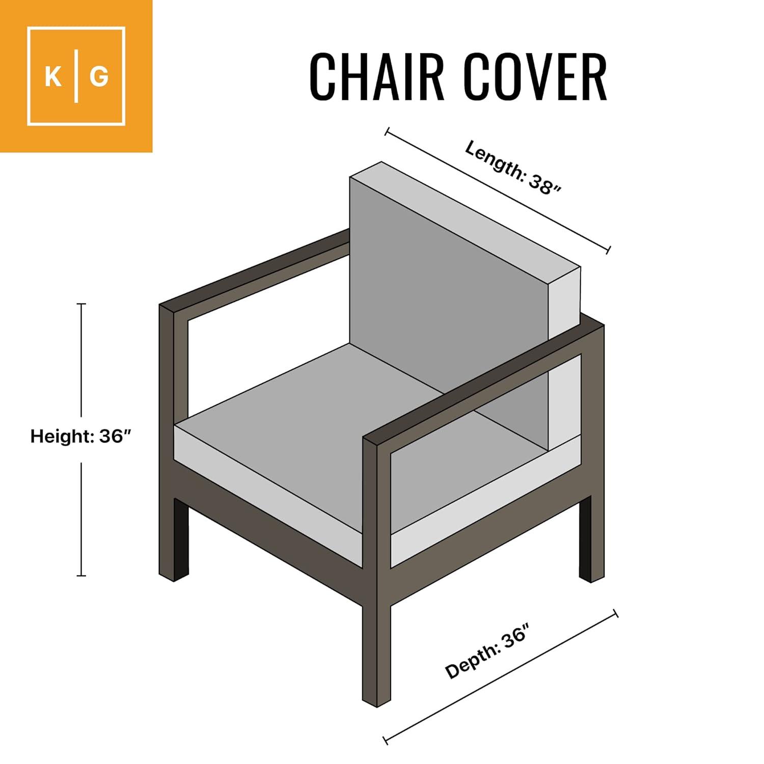 KHOMO Gear - Titan Series - Stackable Chair Cover - Heavy Duty Premium Outdoor Furniture Protector