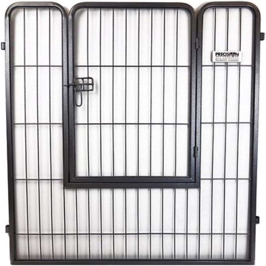 Silver Crackle Galvanized Steel Outdoor Pet Kennel