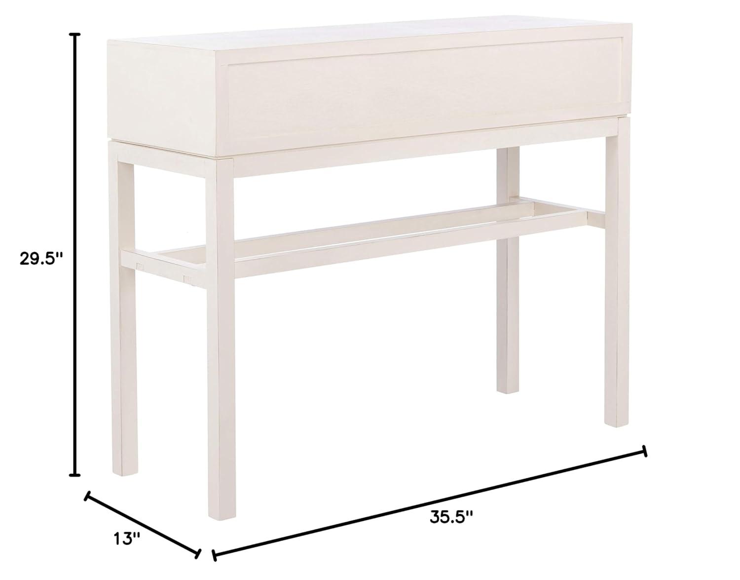 Ajana 2 Drawer Console Table - CNS5709C - Off-White - Safavieh