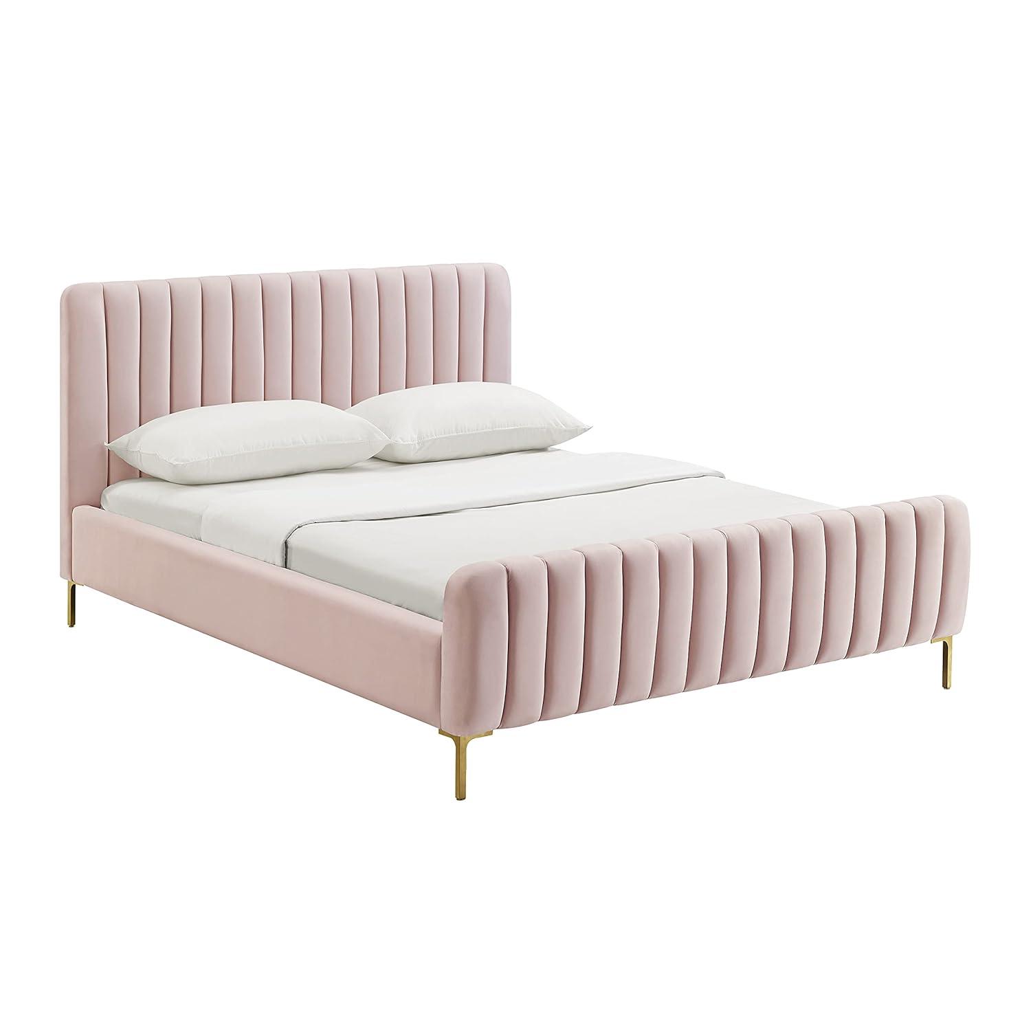 Angela Upholstered Platform Bed