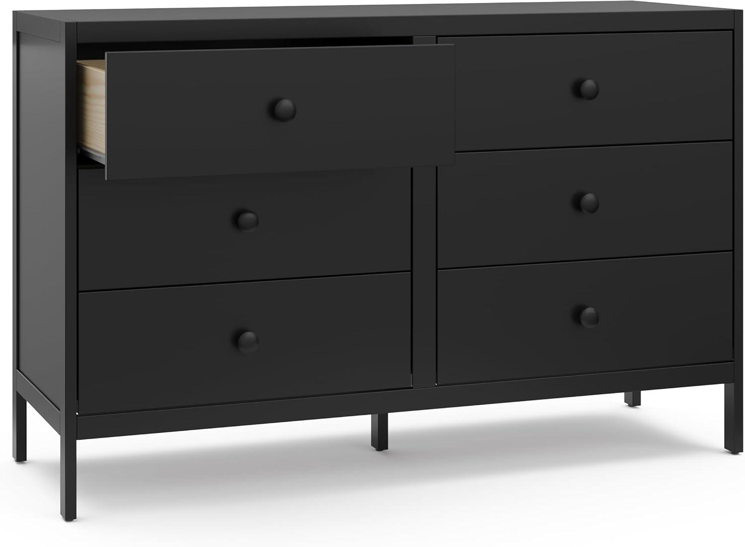 Graco Universal 6-Drawer Double Dresser - Black