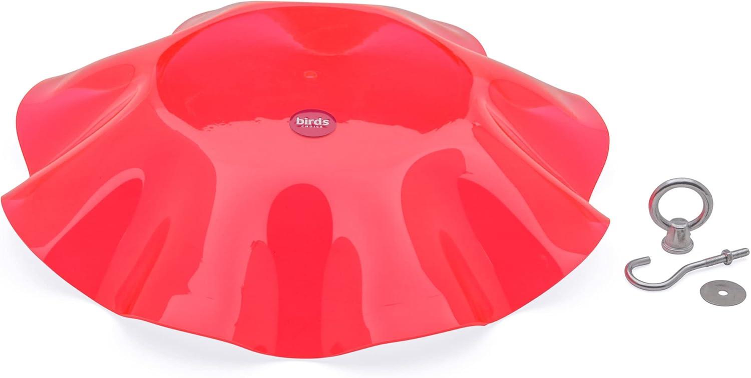 Birds Choice Birds Choice 13" Color Pop Collection Acrylic Bird Feeder Scalloped Weather guard