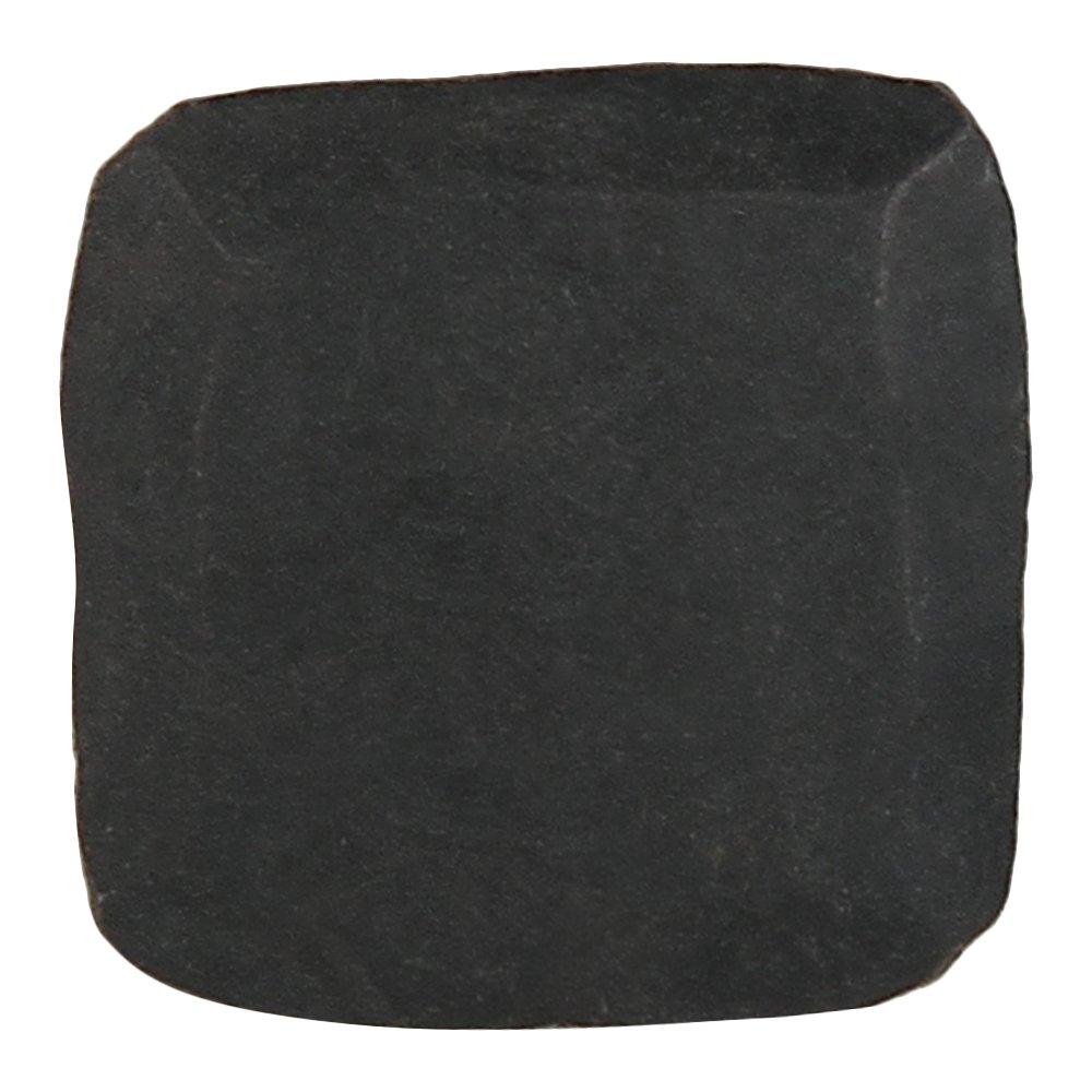 Set of 6 Black Iron Decorative Clavos with Rectangular Flat Head