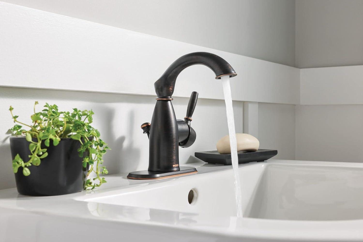 Sarona Single Hole Bathroom Faucet with Drain Assembly