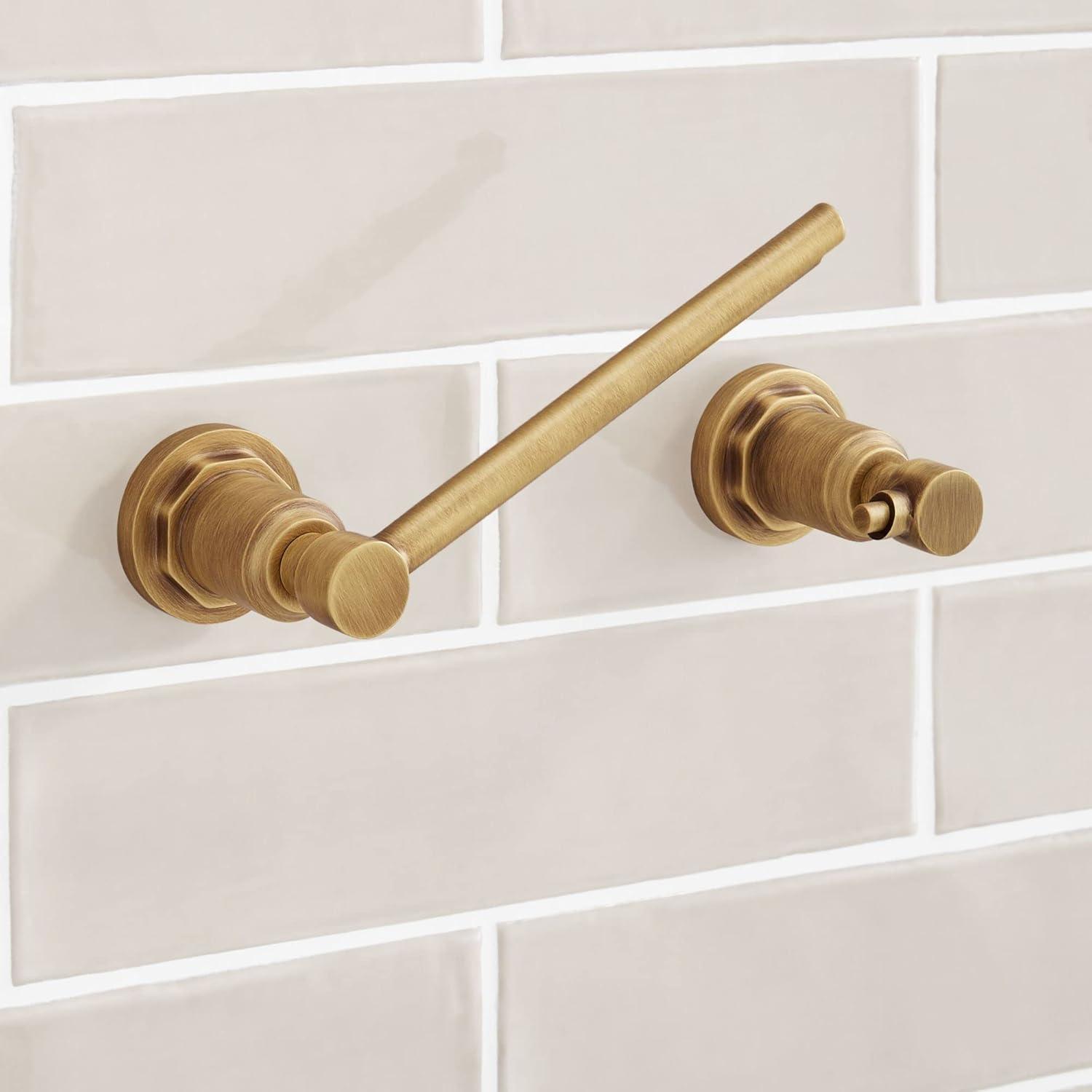 Polished Nickel Wall Mounted Pivoting Toilet Paper Holder