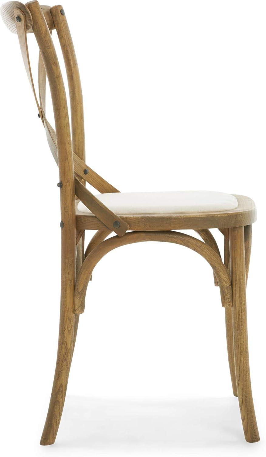 Finch Elmhurst Cross Dining Chair Set of 2 Cream