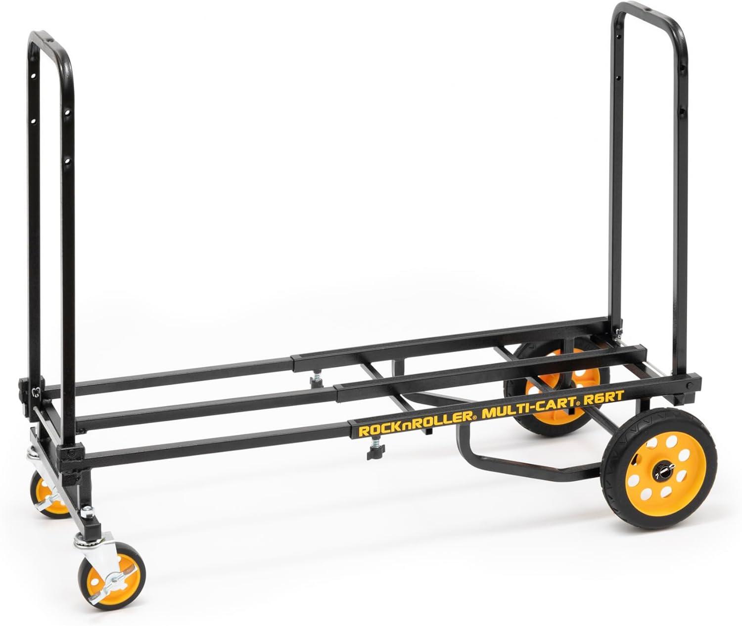 Odyssey OR6RT RockNRoller Mini Heavy Duty Equipment Multi Cart, Black