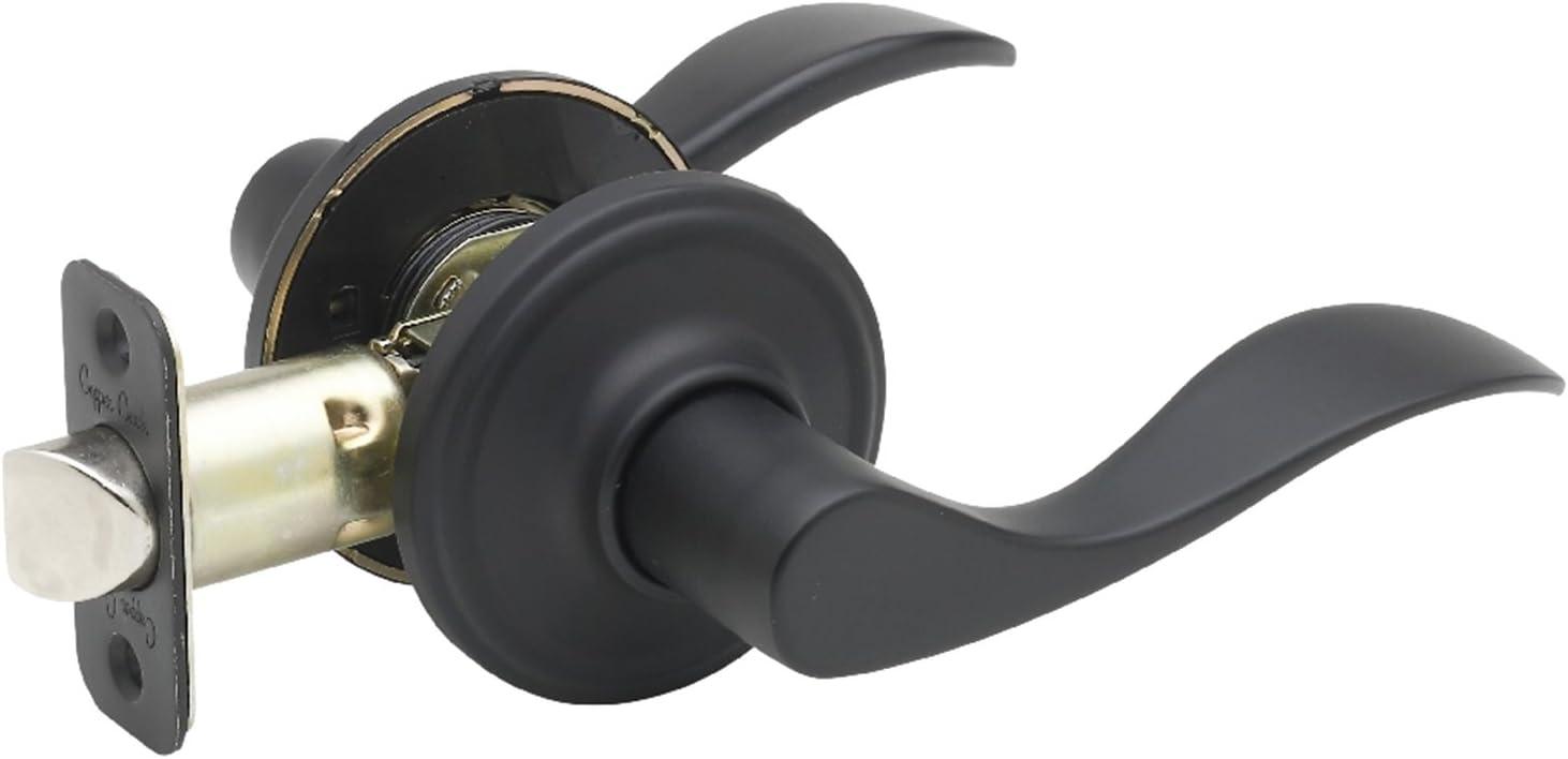 Waverlie Black Passage Hall/Closet Door Handle