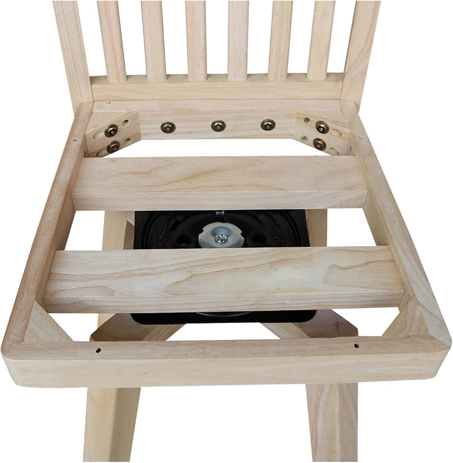 International Concepts Mission Bar Stool, 30", Ready to Finish