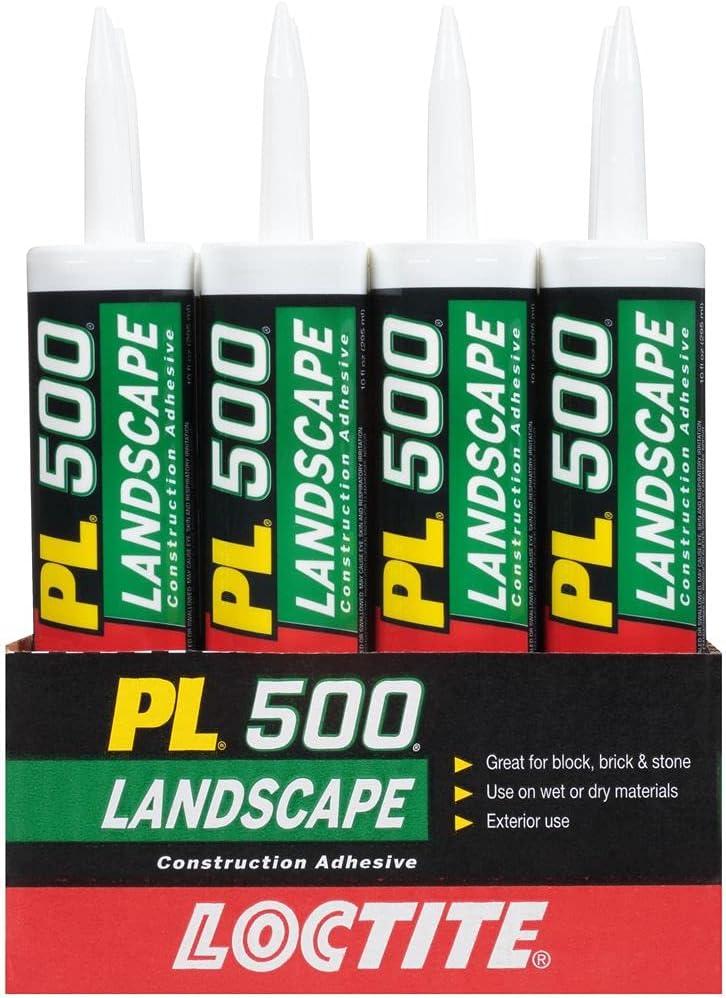 Loctite PL 500 Tan Landscape Block Adhesive 10 oz Cartridge