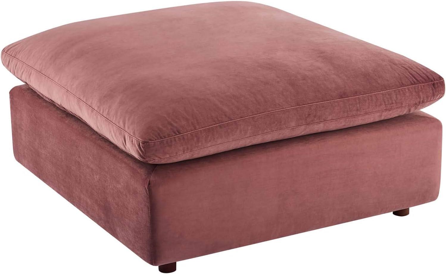 Modway Commix Down Filled Overstuffed Performance Velvet Ottoman