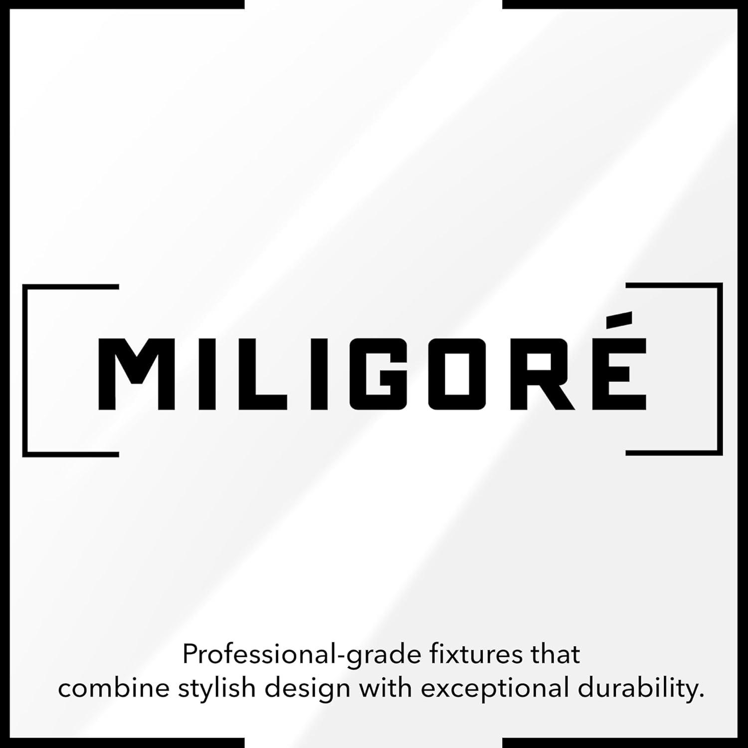 Miligore VESSEL-SK81 Miligore 15'' White Ceramic Rectangular Bathroom Sink