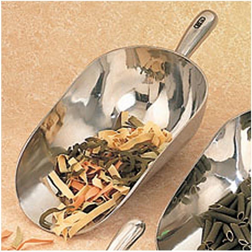 Silver 84 oz Aluminum Kitchen Scoop with Handle